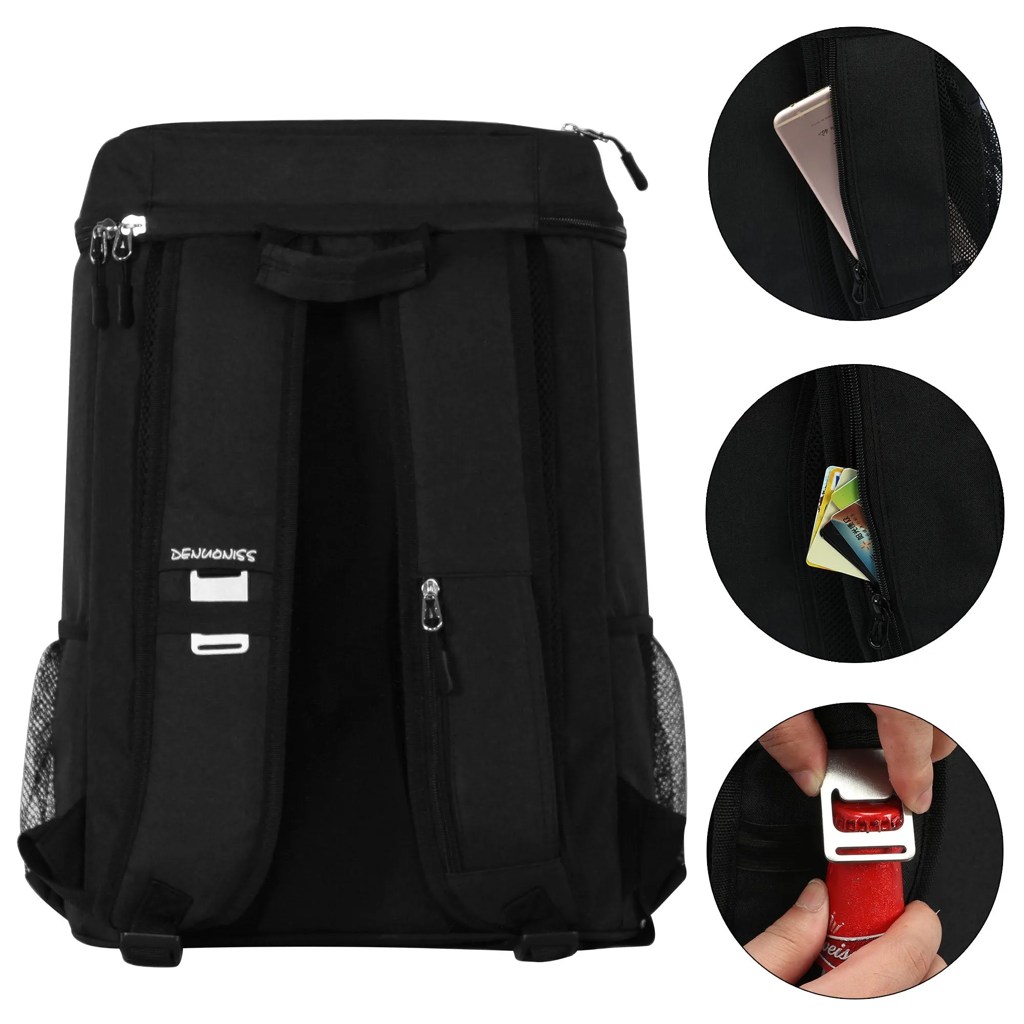 30L Large Storage Cooler Bag Women Bag Ice Pack Waterproof Cooler Bag For Beer Insulation Thermal Ba