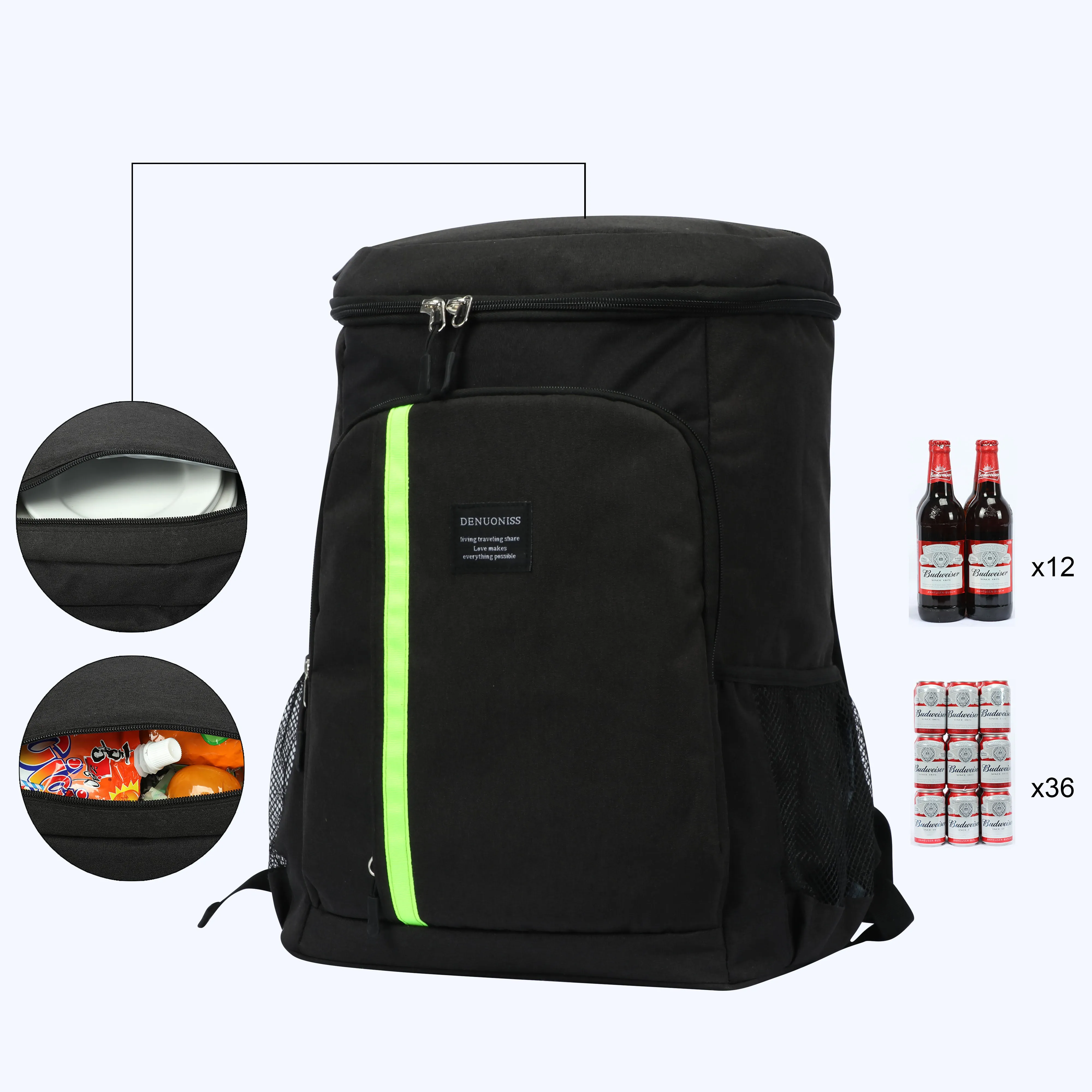 30L Large Storage Cooler Bag Women Bag Ice Pack Waterproof Cooler Bag For Beer Insulation Thermal Ba