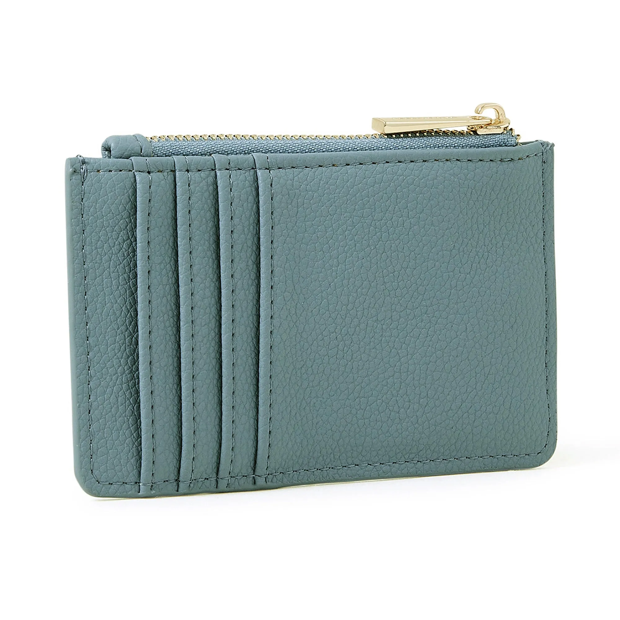 Accessorize London Women's Blue
 Embroidered Cardholder