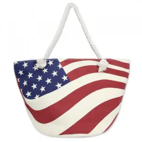 American Flag Tote Bag