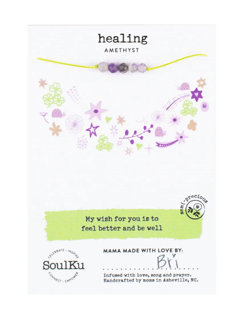 Amethyst Little Wishes KIDS Necklace for Healing