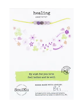 Amethyst Little Wishes KIDS Necklace for Healing