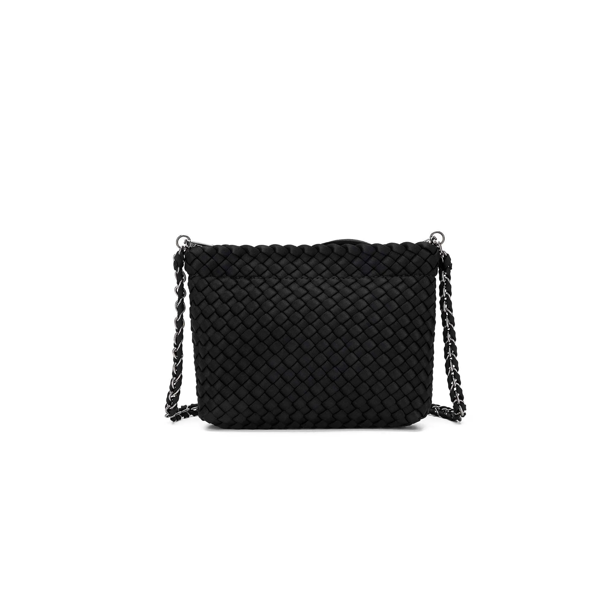 Aria Black Clutch Crossbody Bag