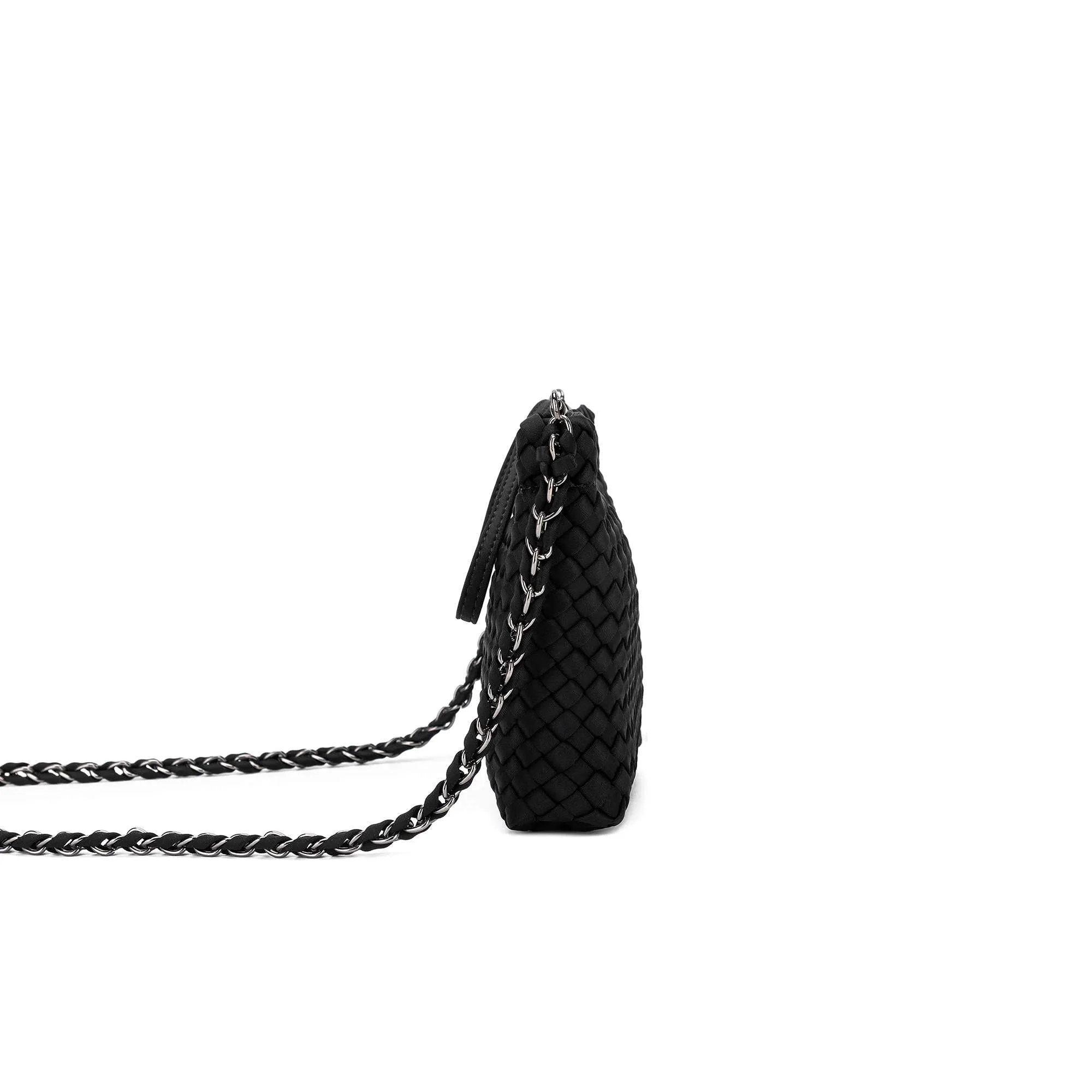 Aria Black Clutch Crossbody Bag