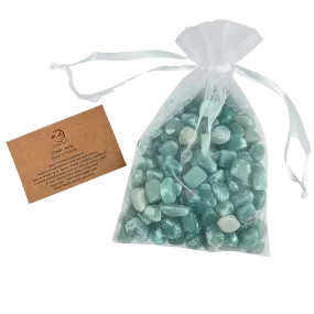 Bag of Tumbled Green Jade #330