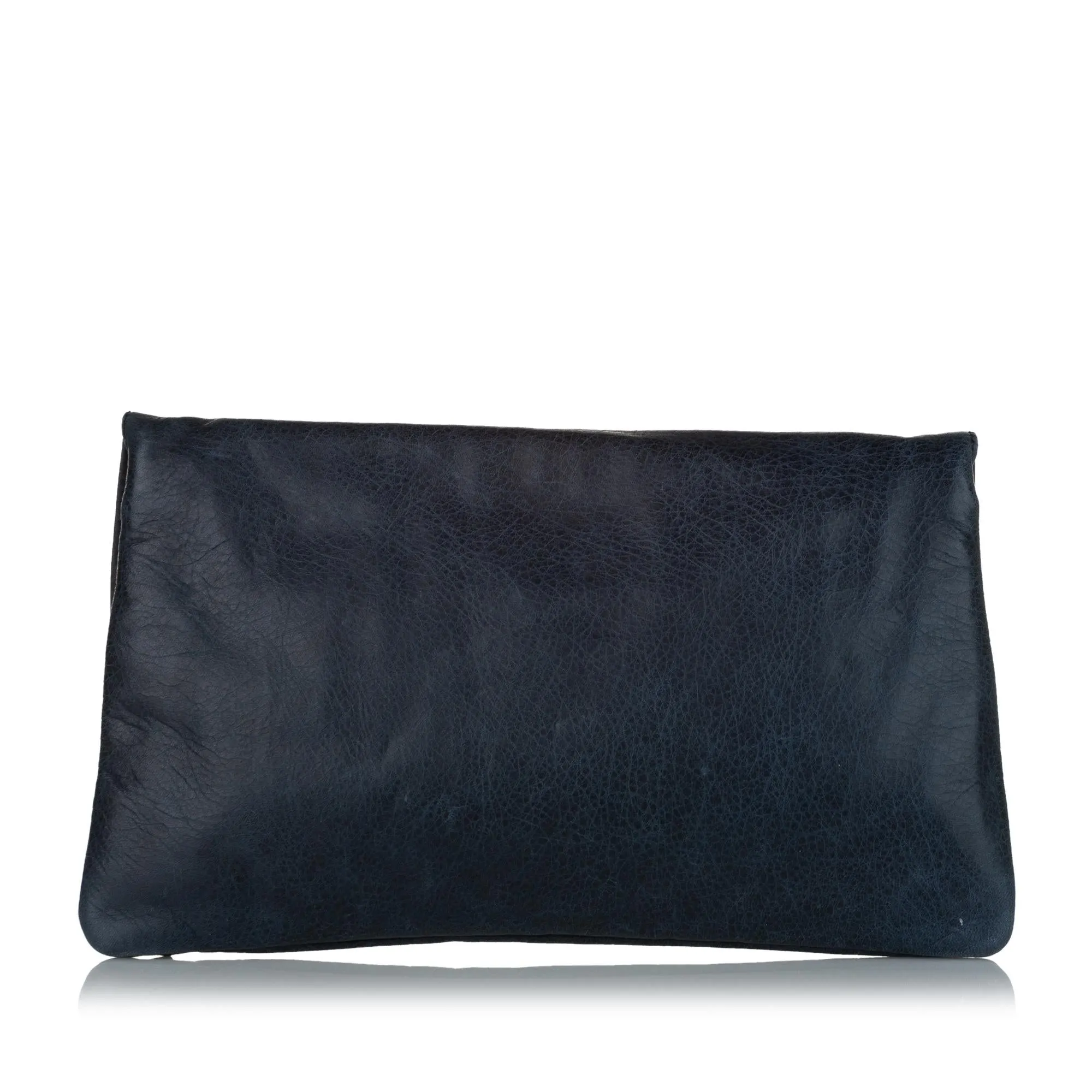 Balenciaga Motocross Giant 12 Envelope Leather Clutch Bag (SHG-33119)