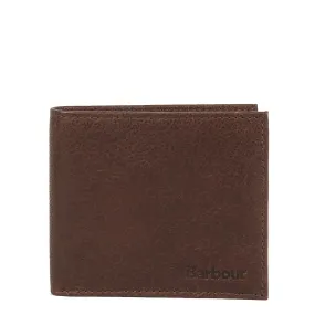 Barbour Padbury Billfold Wallet Dark Brown