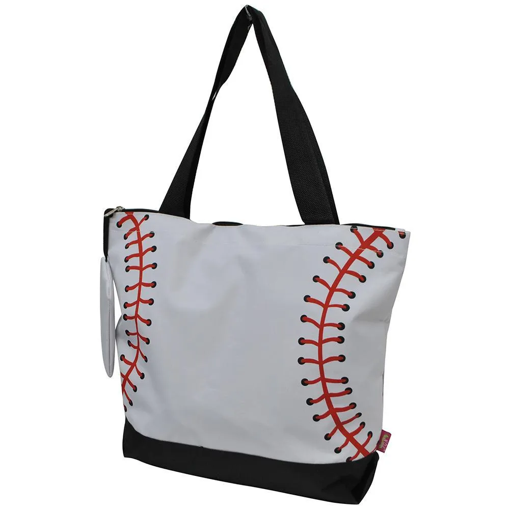 Baseball White NGIL Canvas Tote Bag