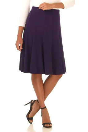 Bell Shaped Long Skirt with Flippy Flare