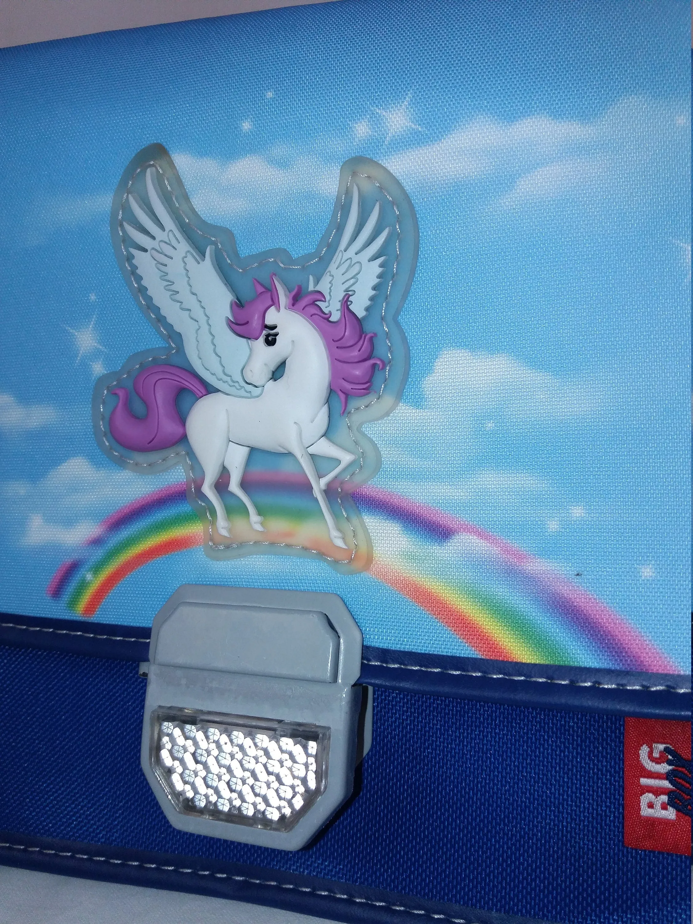 Big Box Swiss Made Unicorn Cartoon Rainbow Kids' Lunchbox / Small Bag