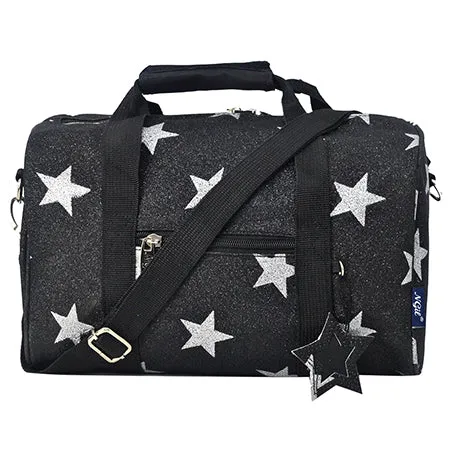 Black Mini Glitter Super Star NGIL Duffel Bag