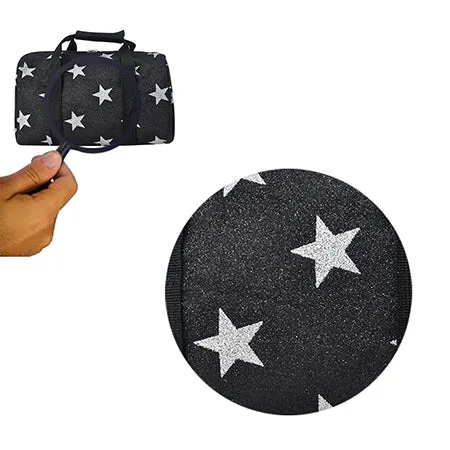 Black Mini Glitter Super Star NGIL Duffel Bag