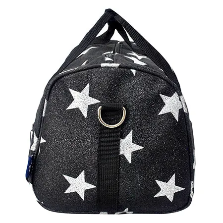 Black Mini Glitter Super Star NGIL Duffel Bag