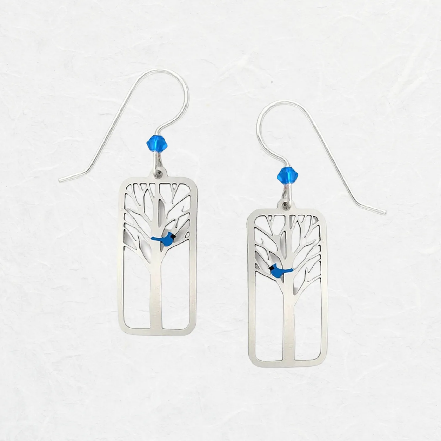 Blue Bird Earrings