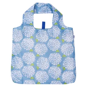 Blue Hydrangea Reusable Shopping Bag - Machine Washable