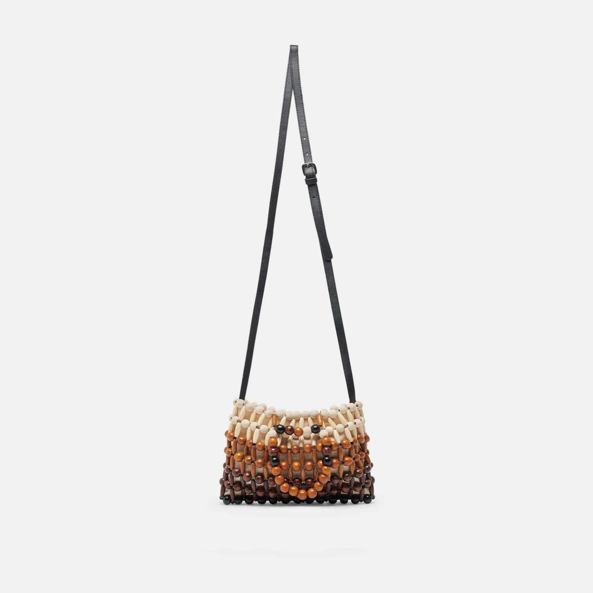 CAROLINE HANDBAG NATURAL MULTI WOOD