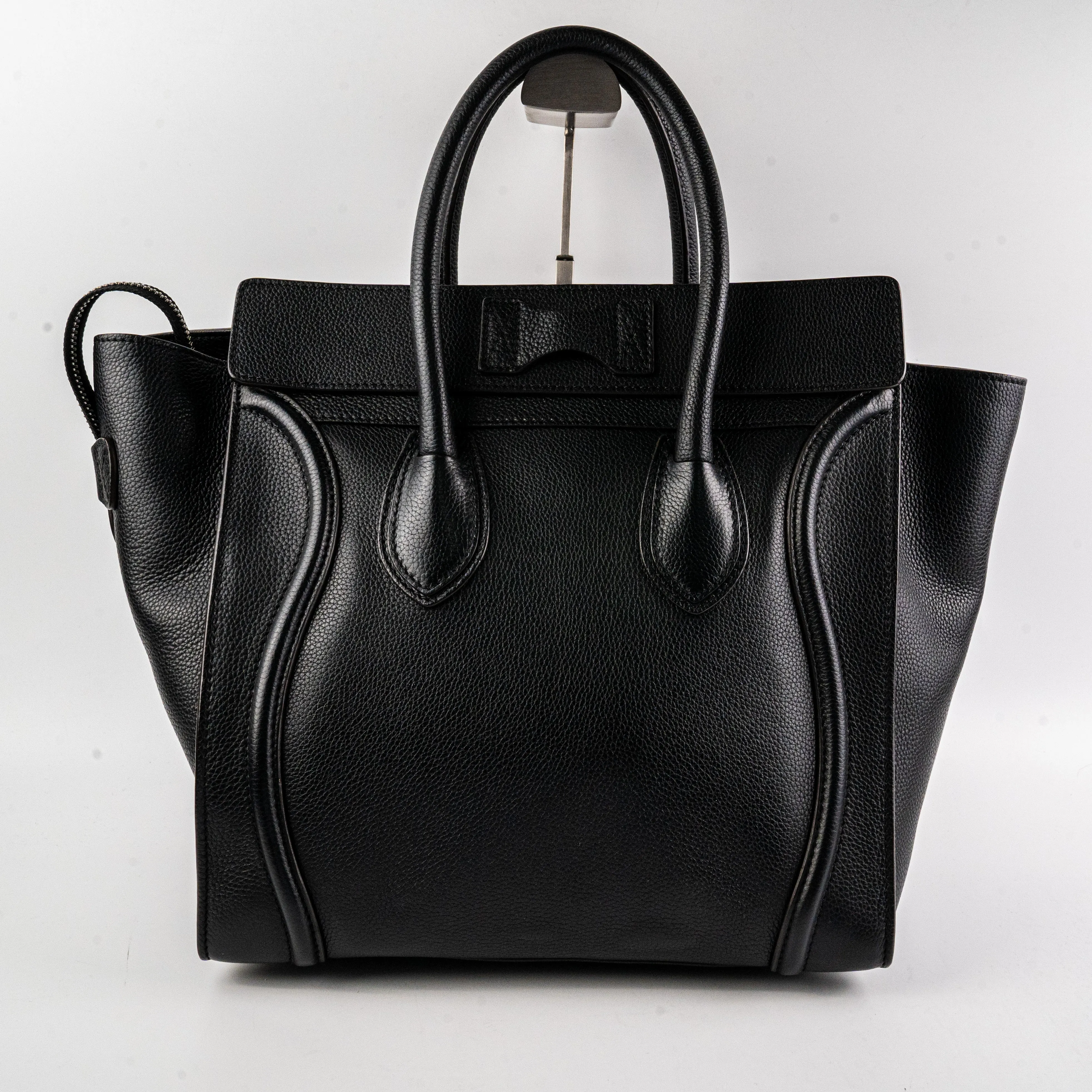 Celine Luggage Mini Black Tote Bag