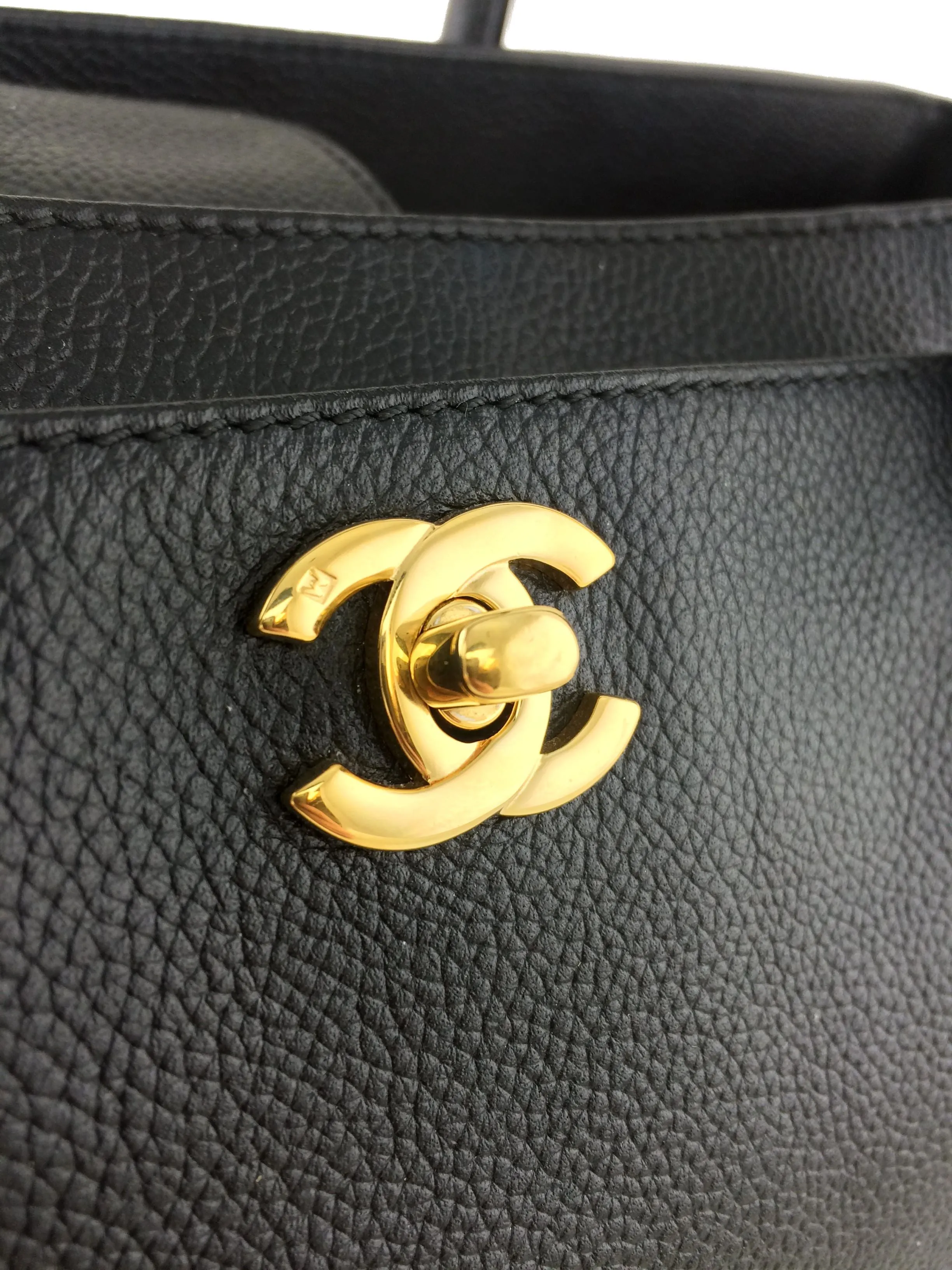 Chanel Caviar Leather Cerf Tote Bag