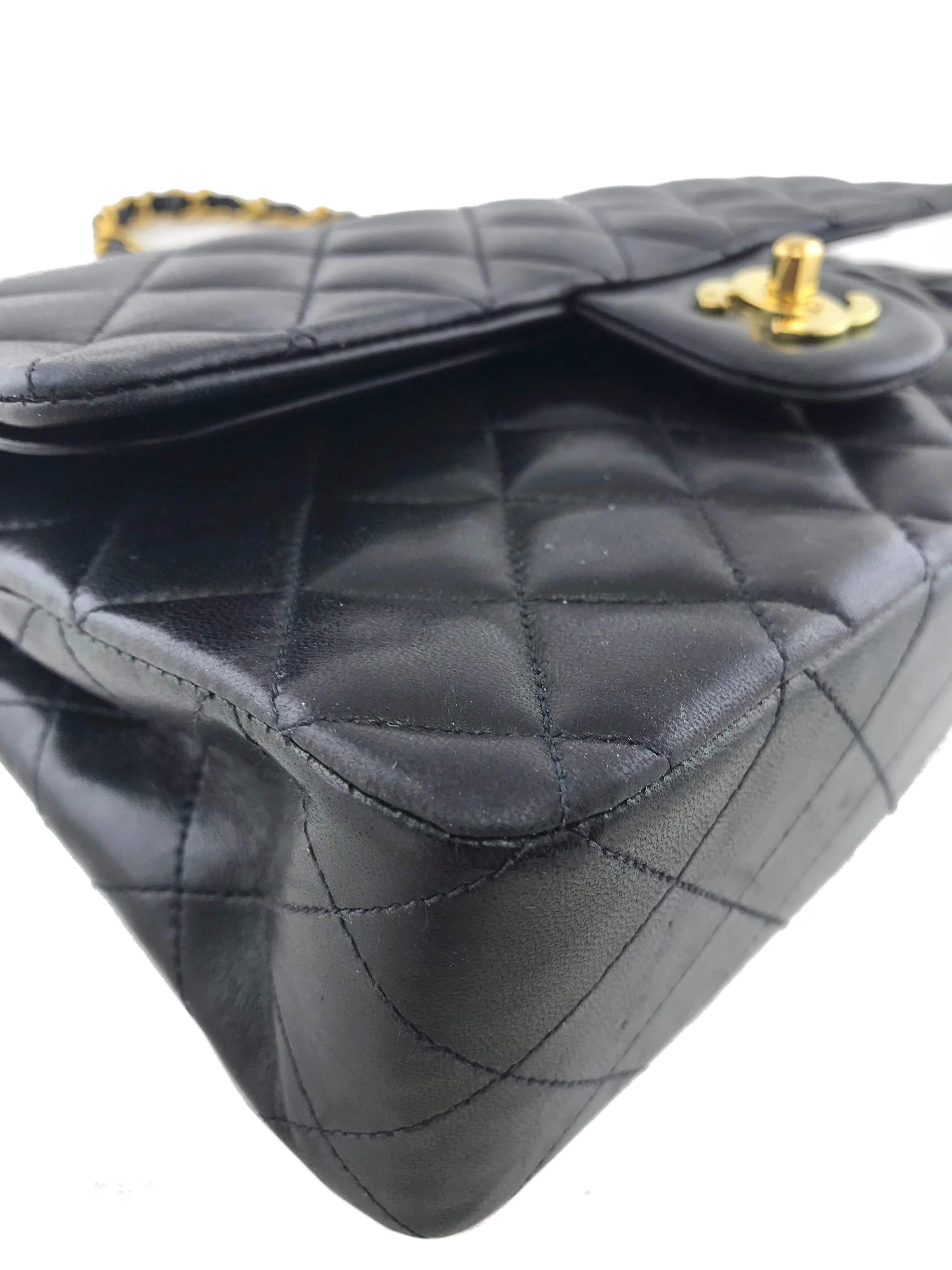 Chanel Quilted Lambskin Small Classic Double Flap Bag