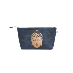 Clutch Bag: Dark Blue Camouflage