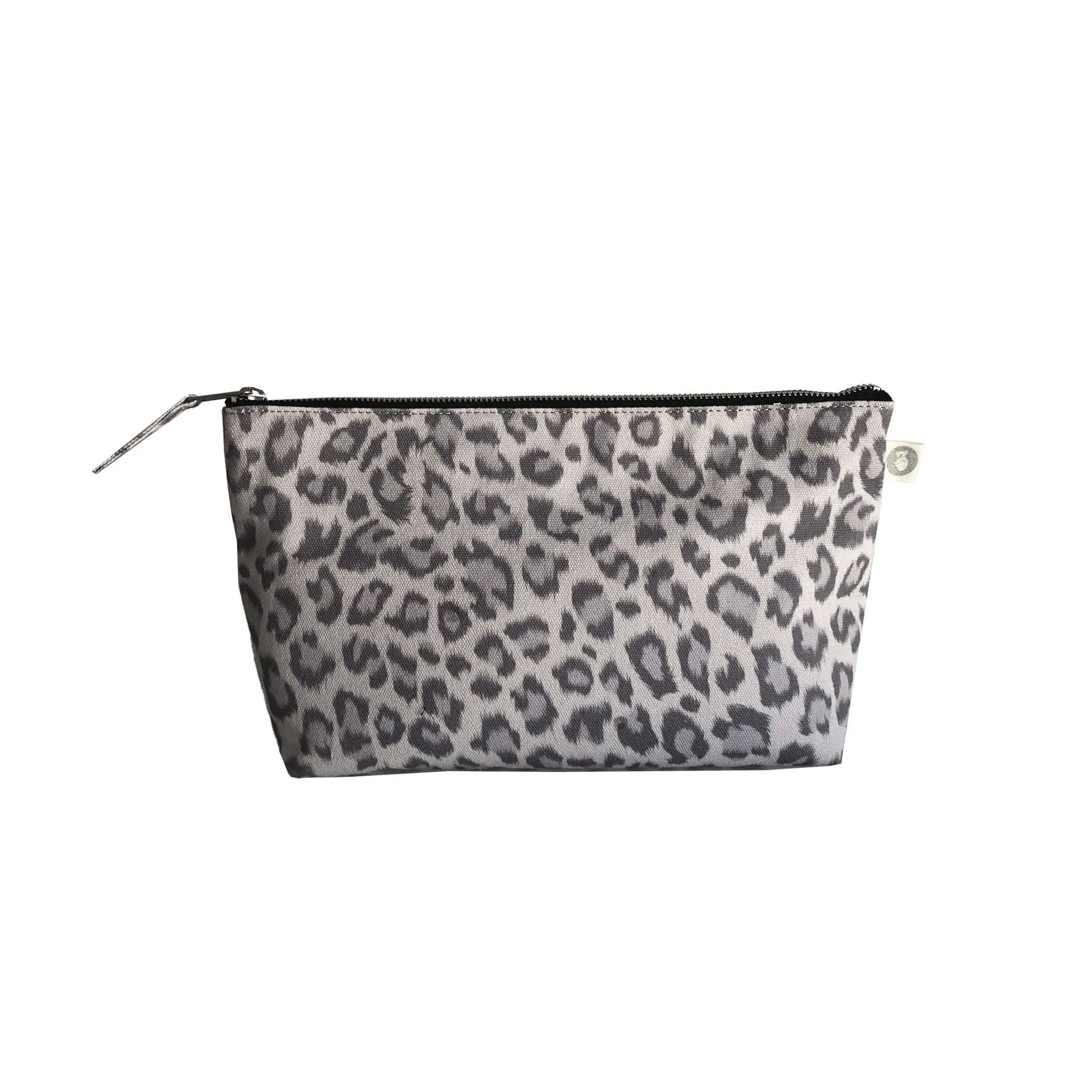 Clutch Bag: Grey Leopard