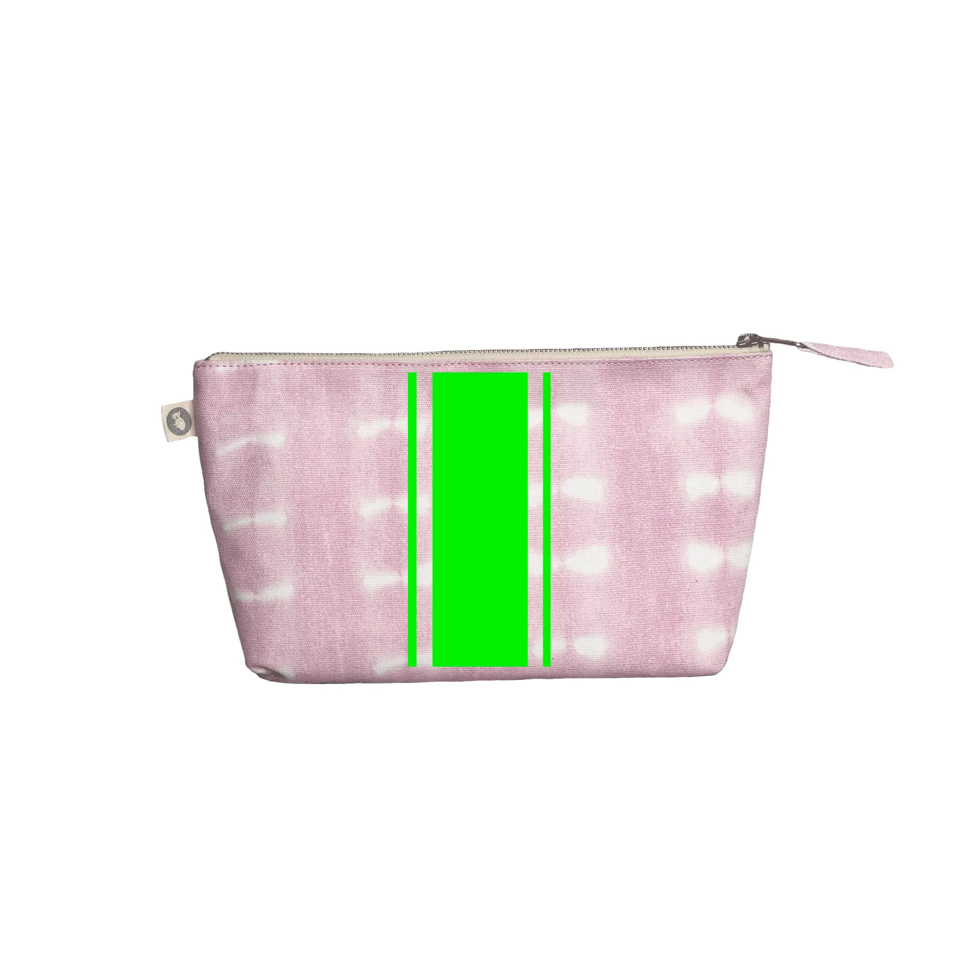 Clutch Bag: Pink Shibori