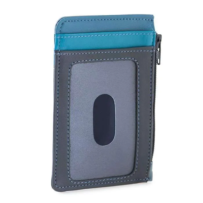 Credit Card Holder With Coin Purse - Smoky Grey