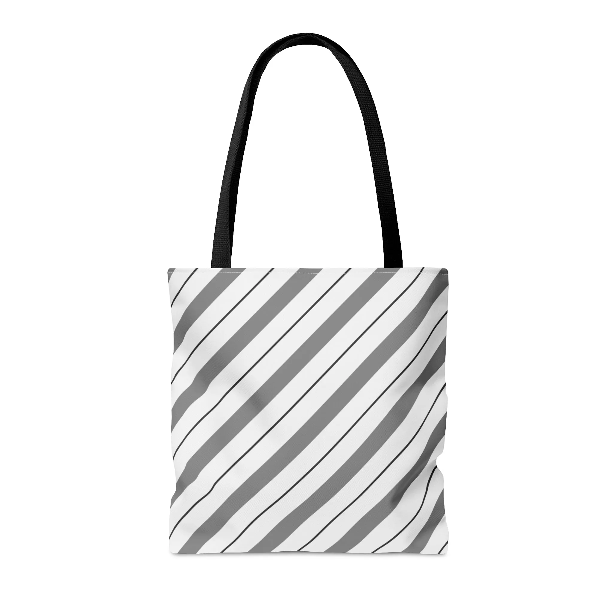 Diagonal Stripe Tote Bag