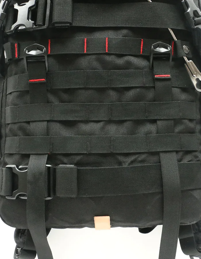 Extra Straps and Gear Ties for the Black Cordura Riding Daypack