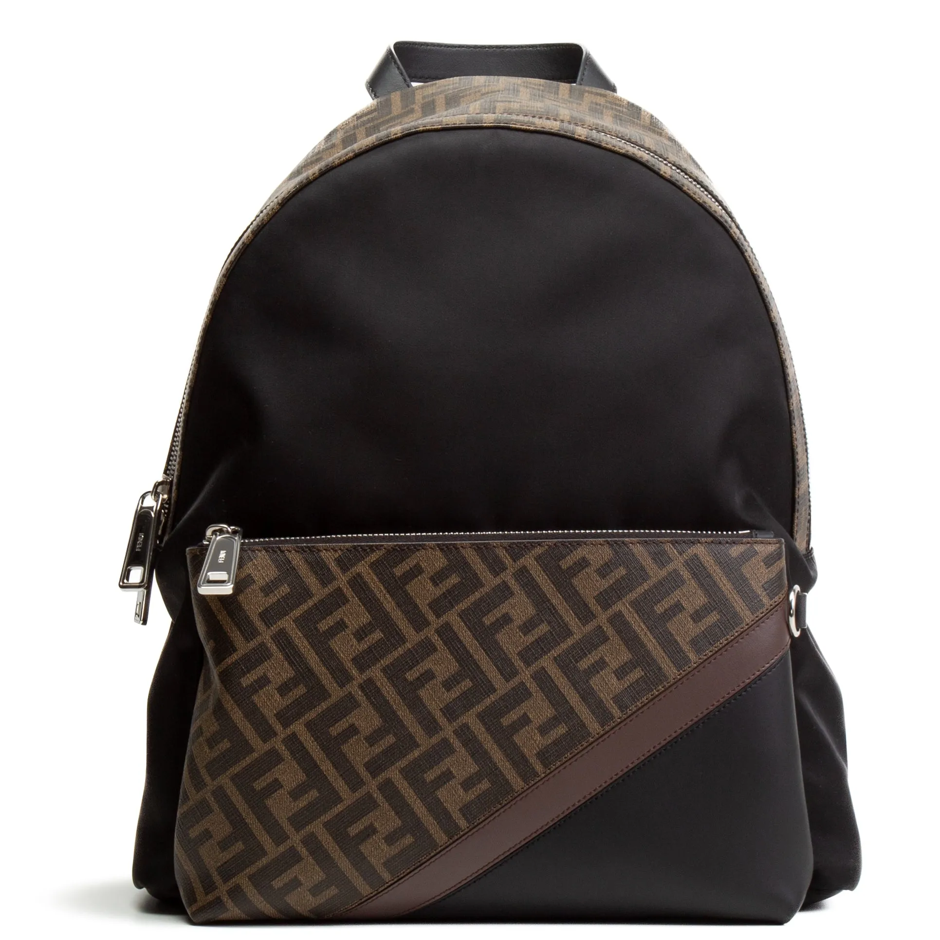 FENDI Diagonal Backpack - Tobacco