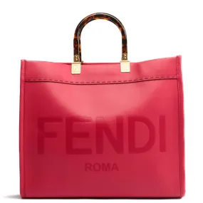 FENDI Medium Sunshine Shopper Tote Bag- Pink