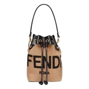 Fendi Mon Tresor Mini Bag in Shearling Superlux