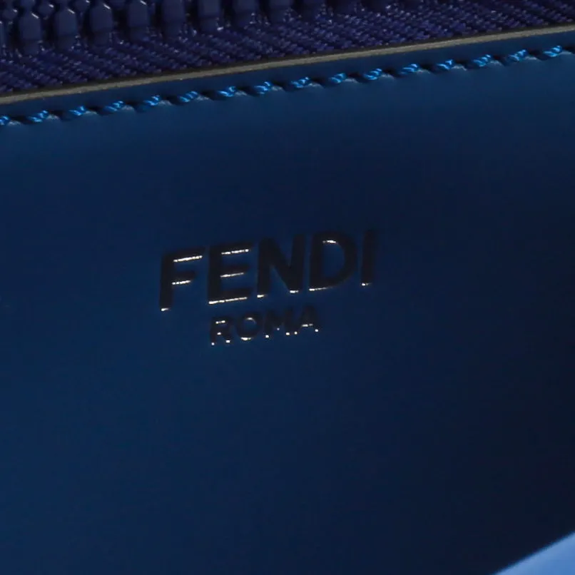 FENDI Peekaboo ISeeU Mini Shoulder Bag -Blue