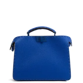 FENDI Peekaboo ISeeU Mini Shoulder Bag -Blue