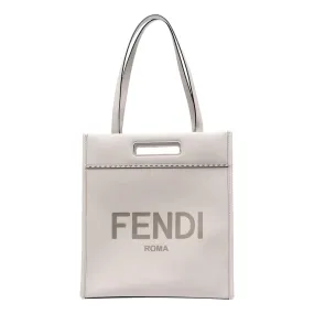 Fendi Roma Ghiaia Calf Leather Tote Bag