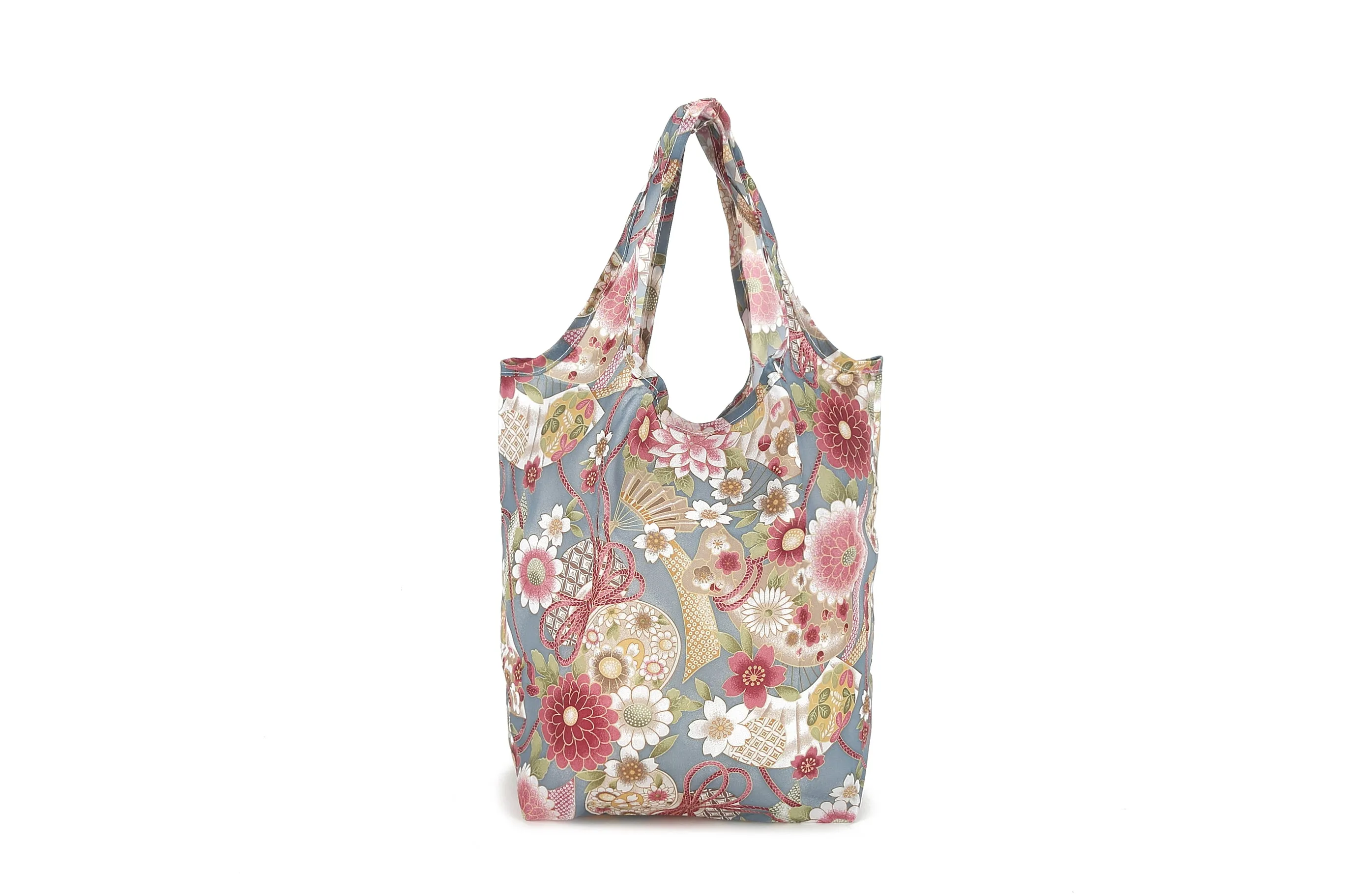 Foldable Bag Joy Japanese Floral Blue