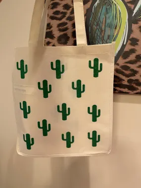 GLITTER  CACTUS TOTE BAG