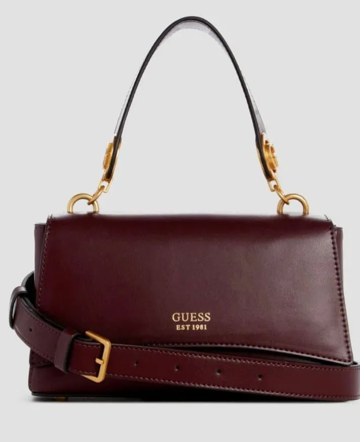 GUESS Masie Top Handle Flap Amethyst