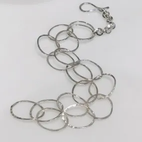 Hammered Double Ovals bracelet