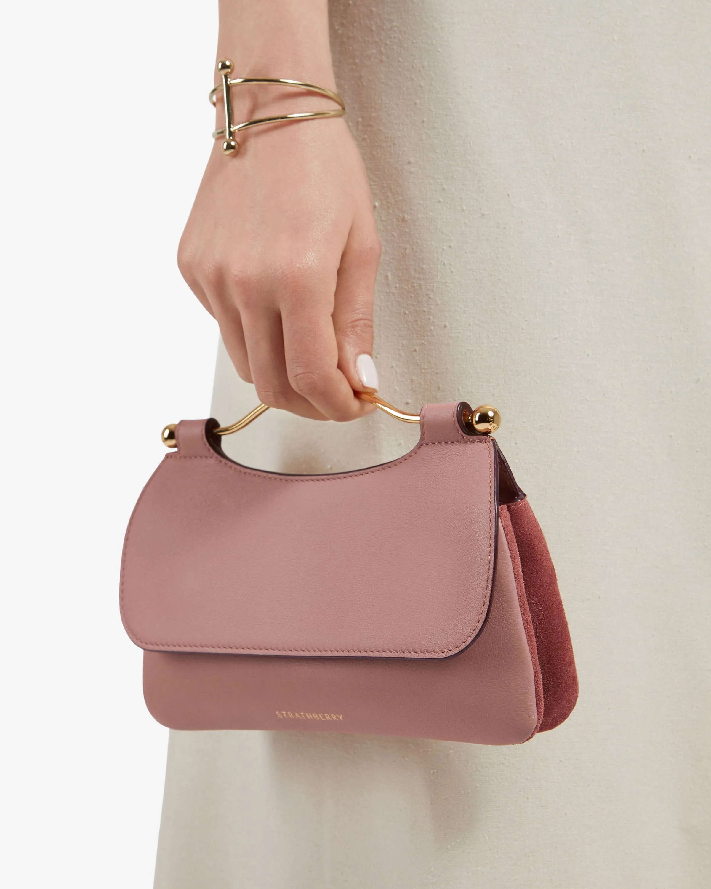 Harmony - Leather/Suede Blush Rose/Dusty Pink