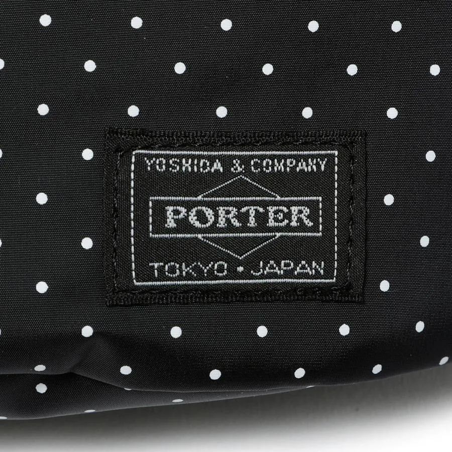 Head Porter Japan Black Beauty Dot Waist Bag