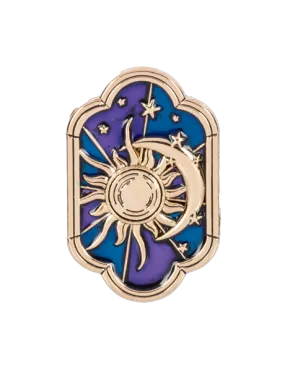 It's In The Stars Stars Moon and Sun Charm Pocket Token