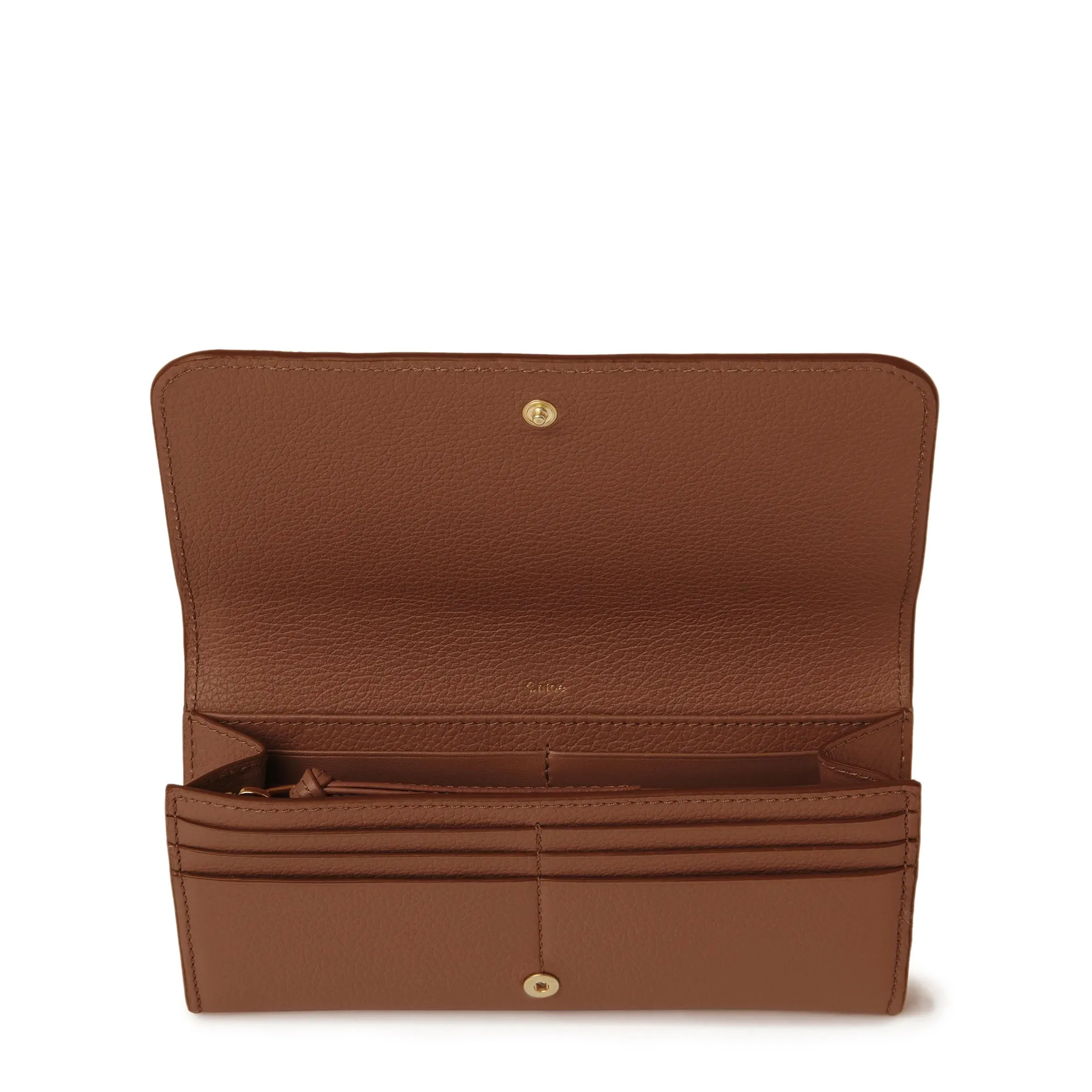 Marcie Long Flap Wallet, Tan