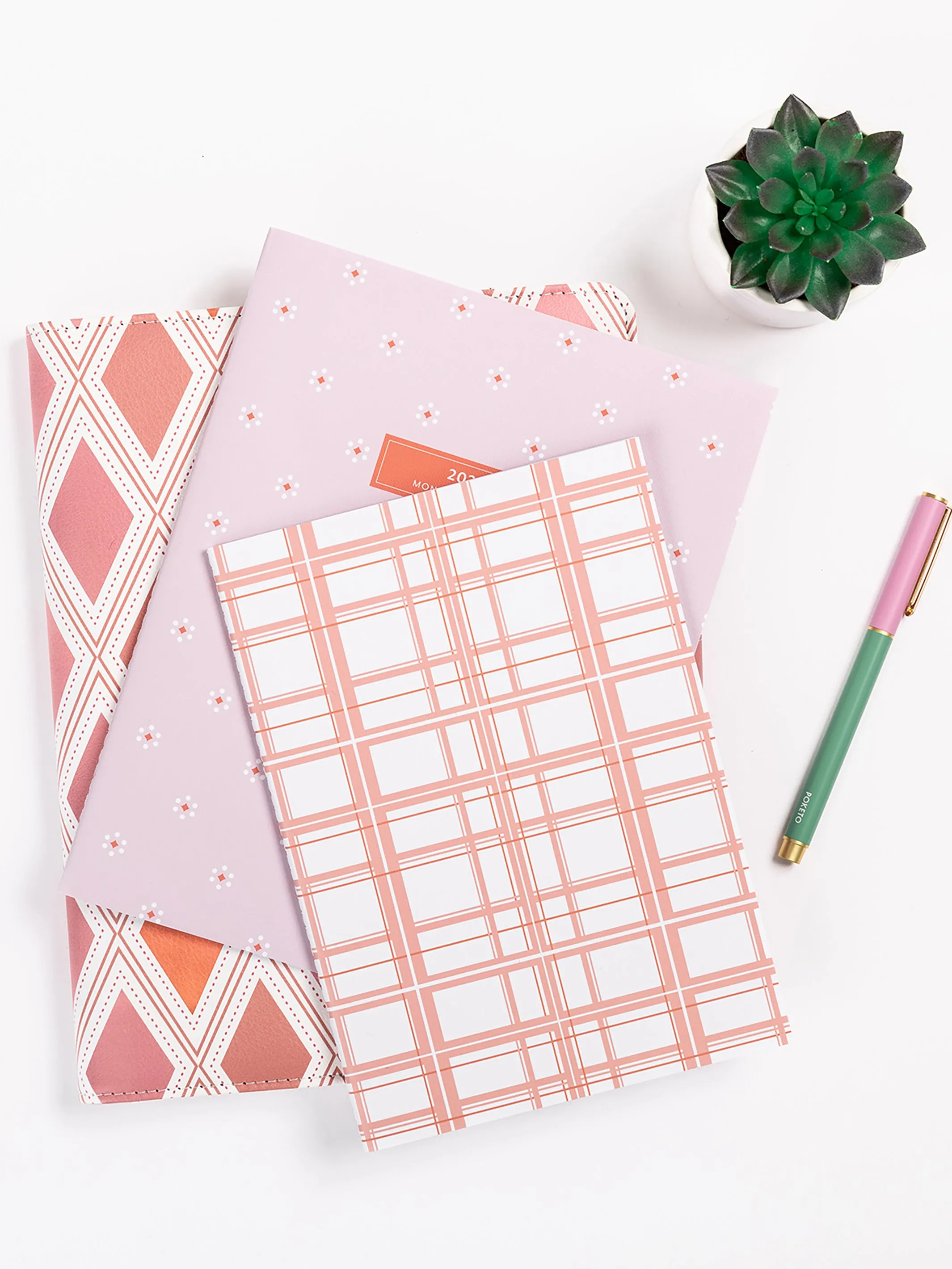 Medium Notebook | Fine Line Pink