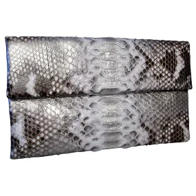 Metallic Silver Clutch Bag