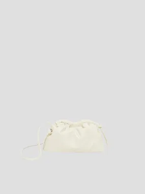 Mini Cloud Clutch in Ivory