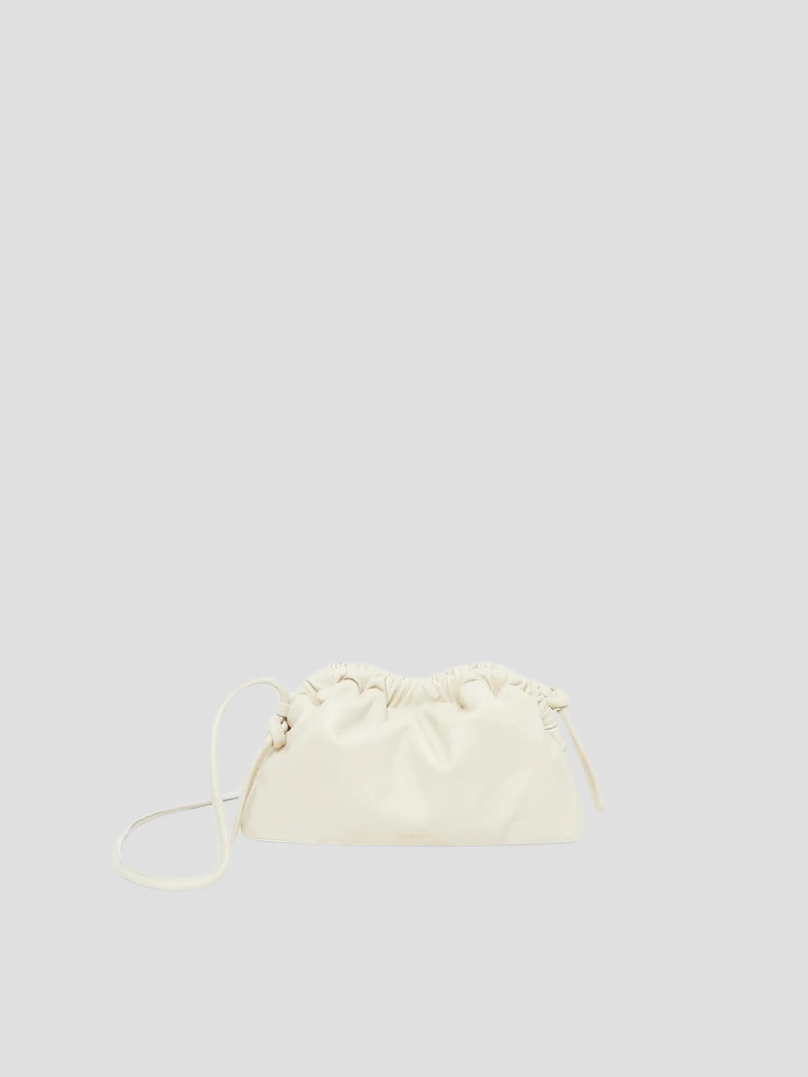 Mini Cloud Clutch in Ivory