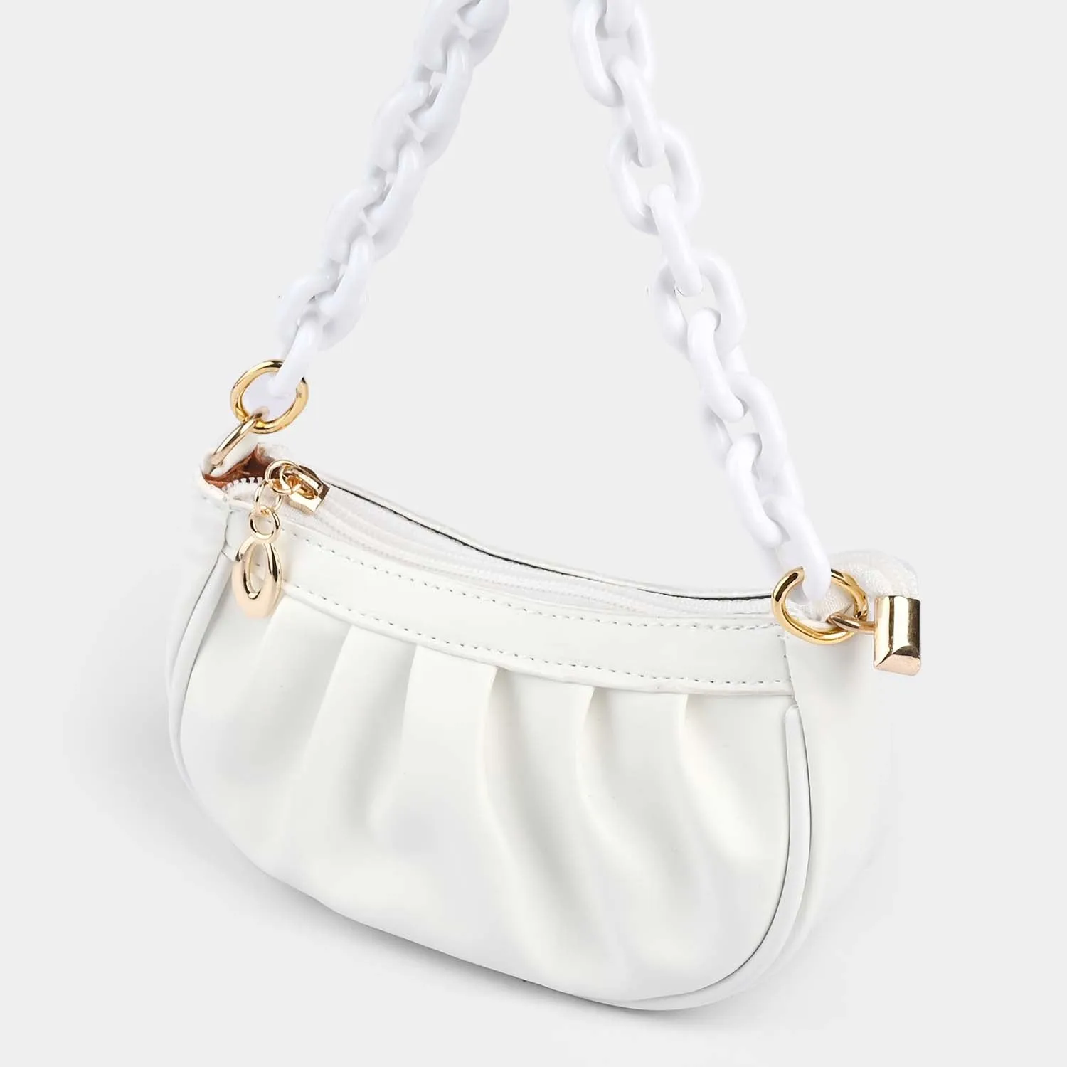 Mini Pleated Handbag For Girls