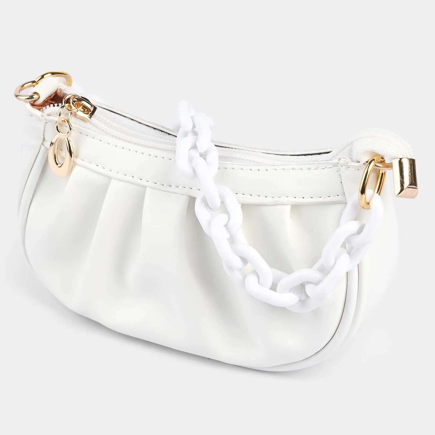 Mini Pleated Handbag For Girls