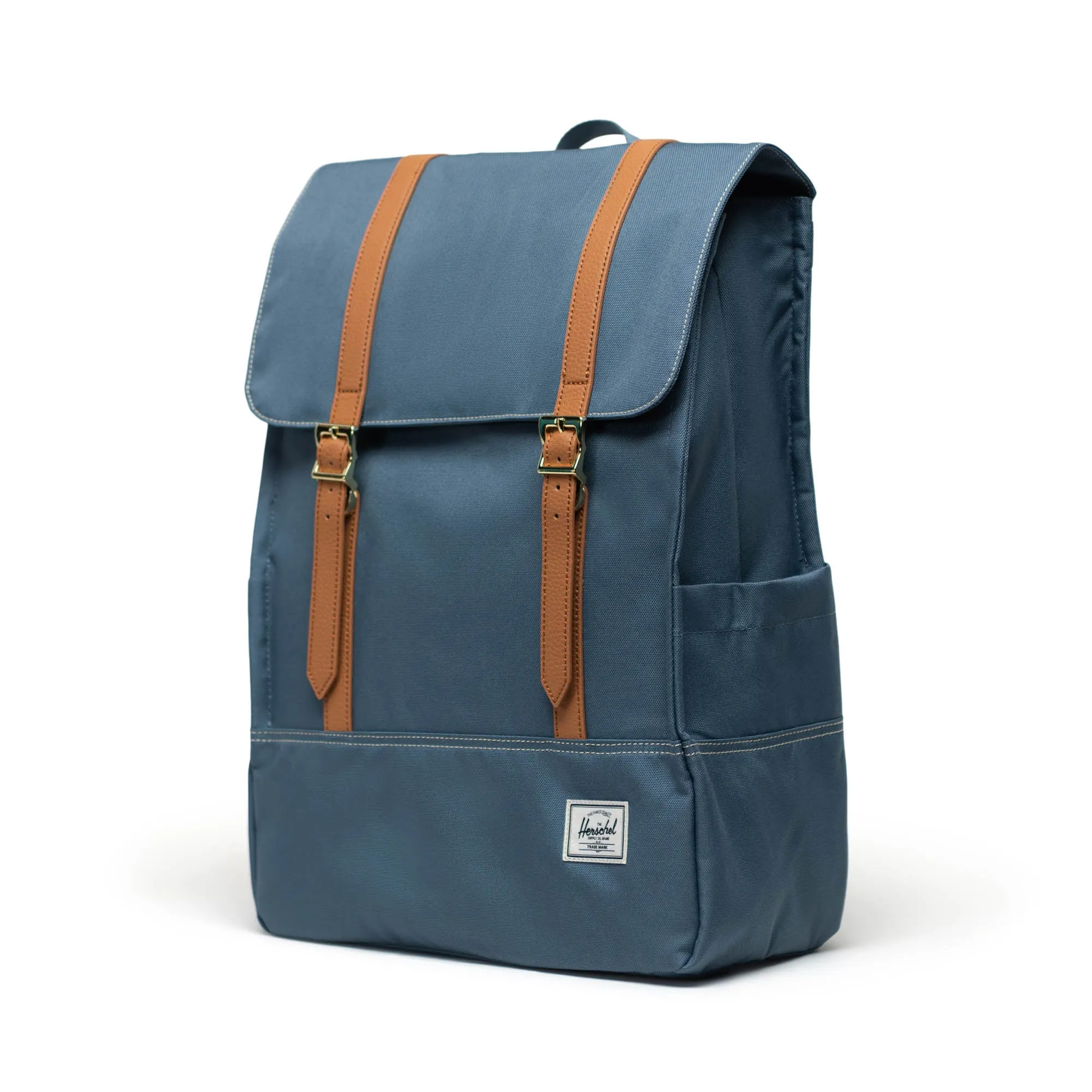 Mochila Herschel Survey Blue Mirage/White Stitch